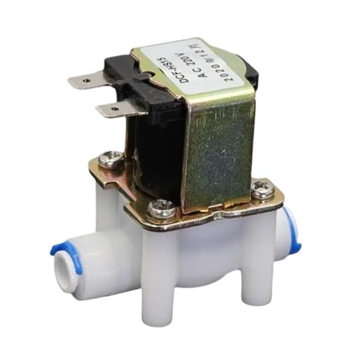 Magnetventil 12 V 24 220 1/4 Zoll Schlauchleitung Schnellanschluss Wasserreiniger Trinkbrunnen Druckreglerschalter(Pressure Type,24V) von LRPLLWNT