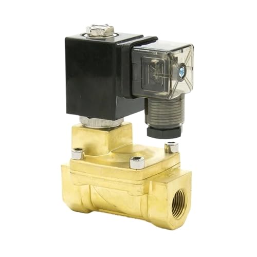 Normalerweise geschlossenes 2-Wege-Pilotmembran-Messing-Elektro-AC24V-Wasser-Luft-Magnetventil 3/4 "BSP 20 mm GPX-20 NBR FKM EPDM 220 V(NBR Seal,AC110V) von LRPLLWNT