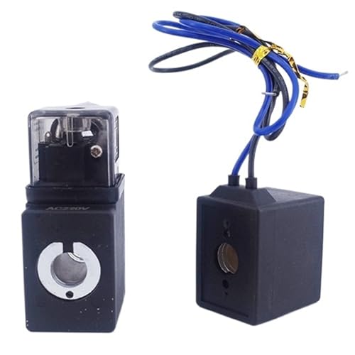 Nur Spule for Ventilmagnetspule der PU-Serie/PM-Serie. Anschlusstyp D11011 W11011 9 VA/8 W 24 VDC 12 V DC 220 AC 110(W1101X,DC24V) von LRPLLWNT
