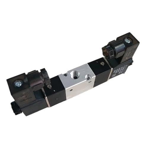 Pneumatisches Magnetventil 3V120-06 3V120-M5 Anschluss 1/8" BSP M5 12V DC 3/2-Wege-Steuerventil Doppelspule(3V120-M5,220V) von LRPLLWNT