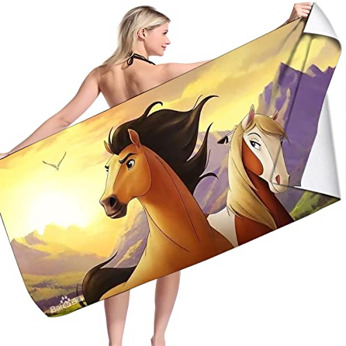 LRUD Spirit Duschtuch 70x140 - Strandtuch Badetuch,groß Badetuch Kinder Geschenkidee,Badetuch Für Jungen Und Mädchen, Microfaser Handtücher (A03,70x140cm) von LRUD