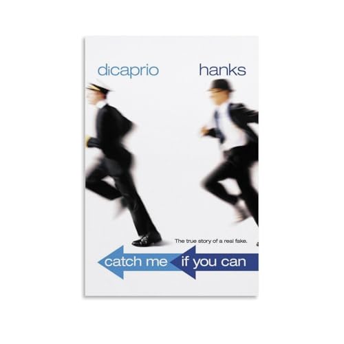LRXDECOR Catch Me If You Can Poster, klassische Action-Wandkunst, Leinwanddrucke für Schlafzimmer, Zuhause, ästhetische Dekoration, 20 x 30 cm, ungerahmt, Stil 1 von LRXDECOR