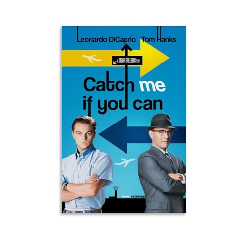 LRXDECOR Catch Me If You Can Poster Leinwand Poster für Schlafzimmer Ästhetische Dekoration 20x30cm (Stil 1) von LRXDECOR