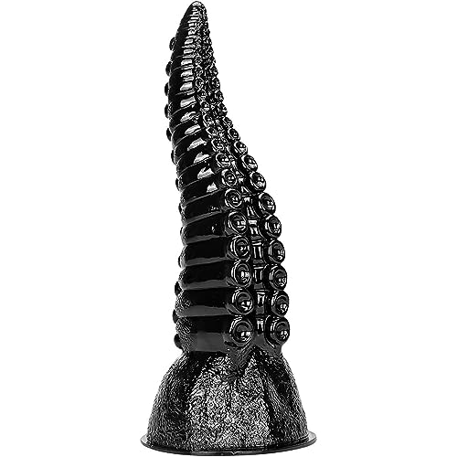 35.5cm XXL Riesiger Tentakel Dildo Anal Plug 2 Farben Mit Starkem Saugnapf Realistischer Dildo Weiches Silikon Dildo Analexpander Butt Plug Vagina Anal Mastubrator Sexspielzeug,35.5cm,Black von LRXETSHOP