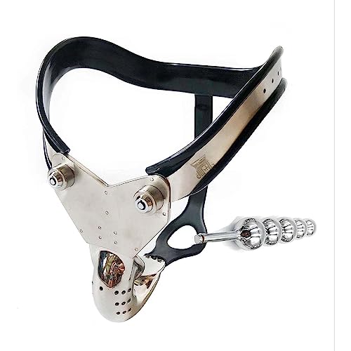 BDSMLV Keuschheitsgürtel Edelstahl Herren Extreme Strap Butt Plug Keuschheitsgürtel Keuschheitskäfig Männlich Metall Peniskäfig Bondage Sexspielzeug Fetisch BDSM,60cm/70cm,Black BDSMLV Keuschheitsgürtel Edelstahl Herren Extreme Strap Butt Plug Keuschheitsgürtel Keuschheitskäfig Männlich Metall Peniskäfig Bondage Sexspielzeug Fetisch BDSM,60cm/70cm,Black von LRXETSHOP