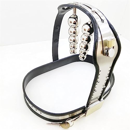 Keuschheitsgürtel Für Damen Mit Vaginalplug Und Anal Plug Edelstahl Keuschheitsgürtel Silicagel Sexspielzeug Set Sm Bondage Fetisch Sex Toyset Für Frauen Extrem Party Sex Spielzeug,140cm/150cm,Black von LRXETSHOP