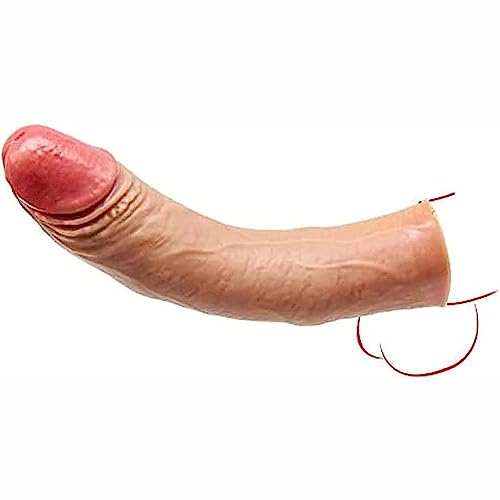 Realistische Penis-Manschette 3 Stile Penis-Sleeve Extender Softe Penismanschette mit Äderung Verzögerung der Penisvergrößerung Klitoris-Stimulation Penishülle zur Penis-Verlängerung für Ihn,A von LRXETSHOP