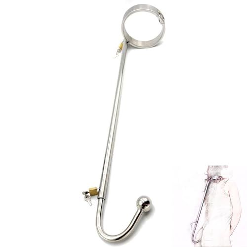 YXBLV Stainless Steel Anal Hook, Anal Hook Set Metal Collar with Butt Plug and 4 Sizes Ball Hook Back Bondage Slave Game Fetish SM Extreme Bondage Set Toys for Men and Women,Ball/2.5cm,13cm/Men von LRXETSHOP