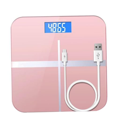 LRXIYODE 1 Stück USB Wiederaufladbare Personenwaage Roségold Kreative Elektronische Gesundheitswaage mit Großem Display für Präzise Gewichtsanzeige für Zuhause und Familie LRXIYODE 1 Stück USB Wiederaufladbare Personenwaage Roségold Kreative Elektronische Gesundheitswaage mit Großem Display für Präzise Gewichtsanzeige für Zuhause und Familie von LRXIYODE