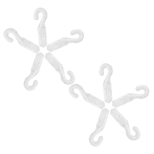 LRXIYODE 10 Stück Blind Wand Hook Ersatzteile Robuste und Langlebige Jalousie Haken für Vertikale und Horizontale Lamellen Einfache Anpassung und Sichere Anwendung Jedem Haushalt von LRXIYODE
