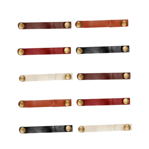 LRXIYODE 10 Stück Leder Kabel Organizer Handgemachte Ohrhörer Winder mit Druckknopf Langlebig und Vielseitig für Effizientes Kabelmanagement Farben LRXIYODE 10 Stück Leder Kabel Organizer Handgemachte Ohrhörer Winder mit Druckknopf Langlebig und Vielseitig für Effizientes Kabelmanagement Farben von LRXIYODE