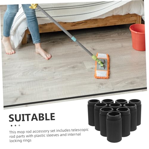 LRXIYODE 10 Stück Teiliges Teleskopstangenhülsen mit Innenverschlussring und Gewindekopf für Stangen Gestreiftes Design Einfache Montage Langlebig Vielseitig Einsetzbar für Haushalt Büro LRXIYODE 10 Stück Teiliges Teleskopstangenhülsen mit Innenverschlussring und Gewindekopf für Stangen Gestreiftes Design Einfache Montage Langlebig Vielseitig Einsetzbar für Haushalt Büro von LRXIYODE