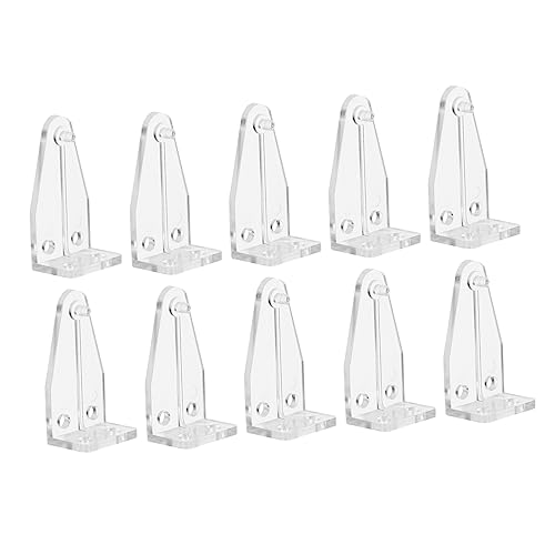 LRXIYODE 10 Stück Transparente Halterungen für Jalousien Verstellbare Klemmträger für Plissees Einfache Installation ohne Bohren für Fensterdekoration LRXIYODE 10 Stück Transparente Halterungen für Jalousien Verstellbare Klemmträger für Plissees Einfache Installation ohne Bohren für Fensterdekoration von LRXIYODE