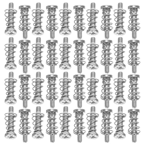LRXIYODE 100 Stück Federstahl Schrauben für Laptop und Pc Backplate Rostbeständig mit Sicherem Federmechanismus Schnelle Montage Kompatibel mit Gpu-kühlkörpern Langlebig und Vielseitig von LRXIYODE