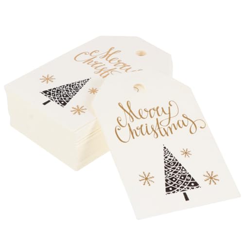 LRXIYODE 100 Stück Weihnachtsbaum DIY Karten Kreative Merry Christmas Lesezeichen Hochwertige Geschenkanhänger aus Vielseitige Weihnachtsdeko für Geschenke und Baumgestaltung LRXIYODE 100 Stück Weihnachtsbaum DIY Karten Kreative Merry Christmas Lesezeichen Hochwertige Geschenkanhänger aus Vielseitige Weihnachtsdeko für Geschenke und Baumgestaltung von LRXIYODE