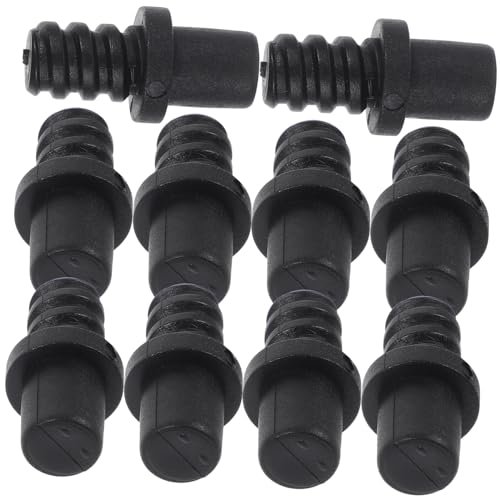 LRXIYODE 10Stücke Toilettenbürstenzubehör Bürstengriffadapter mit Selbstsicherndem Spiralverbinder Stabiler für Toilettenbürstenköpfe Robust und Korrosionsbeständig Vielseitig LRXIYODE 10Stücke Toilettenbürstenzubehör Bürstengriffadapter mit Selbstsicherndem Spiralverbinder Stabiler für Toilettenbürstenköpfe Robust und Korrosionsbeständig Vielseitig von LRXIYODE