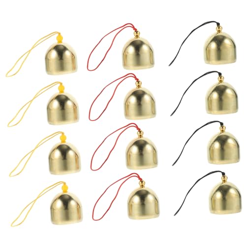 LRXIYODE 12stücke Charmant Kleine Kupferglocken Für Festliche Dekoration Für Weihnachten Hochzeiten Und Feng Shui Anwendungen Leicht Und Transportabel Mit Robuster Aufhängung LRXIYODE 12stücke Charmant Kleine Kupferglocken Für Festliche Dekoration Für Weihnachten Hochzeiten Und Feng Shui Anwendungen Leicht Und Transportabel Mit Robuster Aufhängung von LRXIYODE