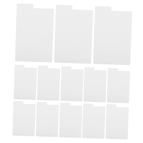 LRXIYODE 13 Stück Teiliges Vinyl schallplatten trennplatten DIY Klassifizierungs Ordnungshelfer für Alben und Bücherregale Vielseitig Verwendbar zur Platzsparenden Aufbewahrung von von LRXIYODE