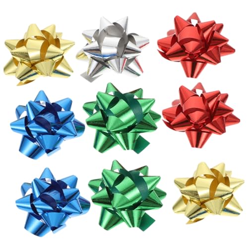 LRXIYODE 150 Stück Teiliges Selbstklebende Bunte Sternblumen Schleifen Weihnachtsgeschenk Deko Spitzen Vielseitig für Geschenkverpackung Weihnachtsbaum und Wanddeko LRXIYODE 150 Stück Teiliges Selbstklebende Bunte Sternblumen Schleifen Weihnachtsgeschenk Deko Spitzen Vielseitig für Geschenkverpackung Weihnachtsbaum und Wanddeko von LRXIYODE