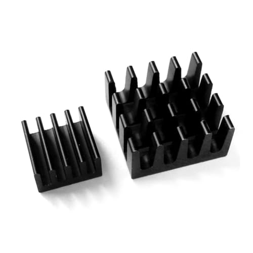 LRXIYODE 2 Stück Aluminium Kühlkörper mit Wärmeleitendem Klebeband für Pcb Heat Sink Effizienter Wärmeableiter Schwarz Kompakt LRXIYODE 2 Stück Aluminium Kühlkörper mit Wärmeleitendem Klebeband für Pcb Heat Sink Effizienter Wärmeableiter Schwarz Kompakt von LRXIYODE