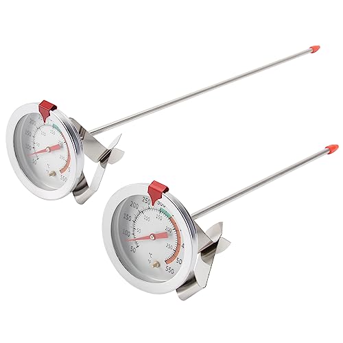 LRXIYODE 2 Stück Hochtemperatur Thermometer aus mit Clip Küchenthermometer für Bbq Fritteuse und Ofen Stabthermometer LRXIYODE 2 Stück Hochtemperatur Thermometer aus mit Clip Küchenthermometer für Bbq Fritteuse und Ofen Stabthermometer von LRXIYODE