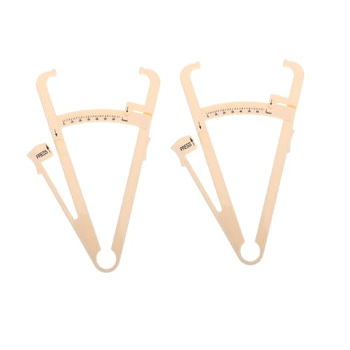 LRXIYODE 2 Stück Teiliges Skinfold Fettmessgerät Beige mit Anzeige Handliches Körperfett Messwerkzeug für Männer und Frauen zur Präzisen Messung von Bauch Taillen und Armfettanteil LRXIYODE 2 Stück Teiliges Skinfold Fettmessgerät Beige mit Anzeige Handliches Körperfett Messwerkzeug für Männer und Frauen zur Präzisen Messung von Bauch Taillen und Armfettanteil von LRXIYODE