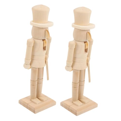 LRXIYODE 2 Stück Unbemalter Holz Soldat DIY Blank Holz Figur Weihnachtliche Bastelidee für Erwachsene Dekorative Weihnachtsdekoration LRXIYODE 2 Stück Unbemalter Holz Soldat DIY Blank Holz Figur Weihnachtliche Bastelidee für Erwachsene Dekorative Weihnachtsdekoration von LRXIYODE