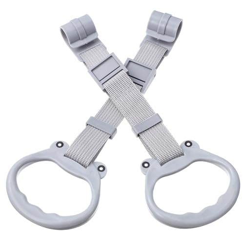 LRXIYODE 2 Stück Verstellbare Pull Up Ringe für Junge Mädchen Laufassistenz für Kinderbett und Laufstall Multifunktionale Spielzeughilfe für Stehenlernen und Sicheres Zubehör für von LRXIYODE