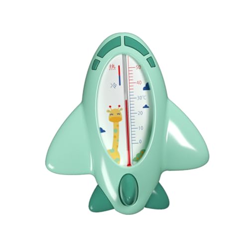 LRXIYODE 2 Stück Wasserdichtes Badewasser Thermometer Niedlicher Form zur Temperaturmessung für Badewanne Schwimmbad und Teich Grün von LRXIYODE