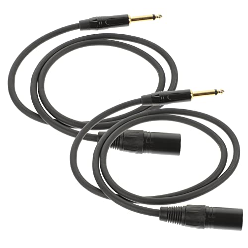 LRXIYODE 2 Stück Xlr Patchkabel Xlr Mikrofonadapterkabel Audio Kabel für Hochwertige Audioverbindungen Langlebig und Geräuschreduzierend von LRXIYODE