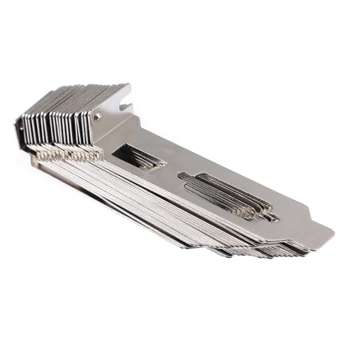 LRXIYODE 20 Stück Teiliges PCI Slot Abdeckblech Belüftet für PC Gehäuse Langlebig und Präzise Aussparungen für VGA Grafikanschluss Schützt vor Staub und Schmutz LRXIYODE 20 Stück Teiliges PCI Slot Abdeckblech Belüftet für PC Gehäuse Langlebig und Präzise Aussparungen für VGA Grafikanschluss Schützt vor Staub und Schmutz von LRXIYODE