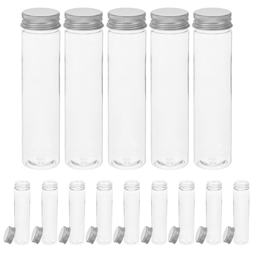 LRXIYODE 20 Stück Transparente Kunststoff Testrohre mit Flachem Boden Aufbewahrungsbehälter für Verpackung Dekoration und für Blumen Süßigkeiten und Bastelprojekte LRXIYODE 20 Stück Transparente Kunststoff Testrohre mit Flachem Boden Aufbewahrungsbehälter für Verpackung Dekoration und für Blumen Süßigkeiten und Bastelprojekte von LRXIYODE