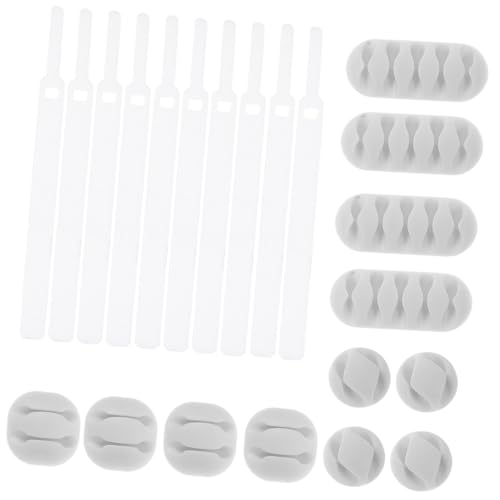 LRXIYODE 26 Stück Teiliges Kabelmanagement Set mit Selbstklebenden Kabelhaltern und Wickelbändern Vielseitiger Kabel Organizer für Desktop USB Audio und Ladekabel Zufällige Farbe LRXIYODE 26 Stück Teiliges Kabelmanagement Set mit Selbstklebenden Kabelhaltern und Wickelbändern Vielseitiger Kabel Organizer für Desktop USB Audio und Ladekabel Zufällige Farbe von LRXIYODE