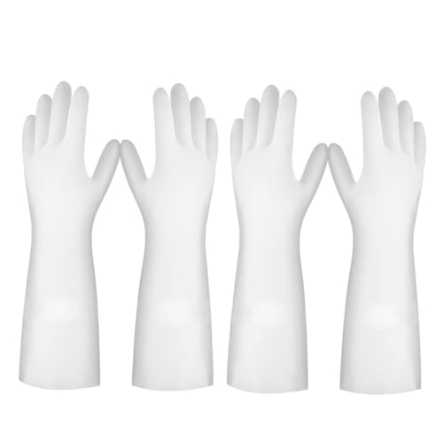 LRXIYODE 2Paare Geschirrspülhandschuhe Wiederverwendbare Latexhandschuhe für Haushalt Langlebig und Komfortabel Mittlere LRXIYODE 2Paare Geschirrspülhandschuhe Wiederverwendbare Latexhandschuhe für Haushalt Langlebig und Komfortabel Mittlere von LRXIYODE