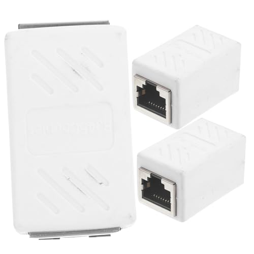 LRXIYODE 3 Stück Ethernet Connector Female to Female Adapter Kompatibel mit Cate Kabel Netzwerkverlängerung LAN Netzwerkverbinder Weiß Langlebig und Installieren LRXIYODE 3 Stück Ethernet Connector Female to Female Adapter Kompatibel mit Cate Kabel Netzwerkverlängerung LAN Netzwerkverbinder Weiß Langlebig und Installieren von LRXIYODE