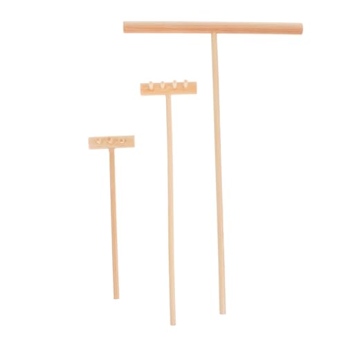 LRXIYODE 3 Stück Mini Gartenrechen Sandglättung Mikro Rechen für Zen Garten Desktop Dekoration und Feine Gartenarbeiten Leicht Langlebig für Meditations Bastelbedarf LRXIYODE 3 Stück Mini Gartenrechen Sandglättung Mikro Rechen für Zen Garten Desktop Dekoration und Feine Gartenarbeiten Leicht Langlebig für Meditations Bastelbedarf von LRXIYODE