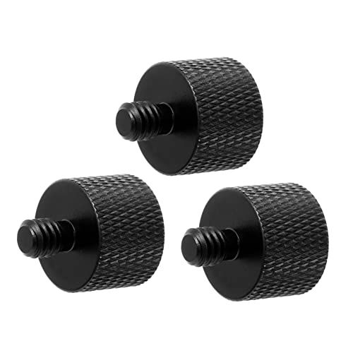 LRXIYODE 3Stücke Schraubenadapter für Mikrofonständer Langlebiger Stativadapter mit Rutschfester Oberfläche für Monopoden Lichtständer und Kameras LRXIYODE 3Stücke Schraubenadapter für Mikrofonständer Langlebiger Stativadapter mit Rutschfester Oberfläche für Monopoden Lichtständer und Kameras von LRXIYODE