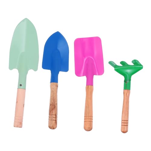 LRXIYODE 4 Stück Gartenwerkzeuge für Bunte Schaufeln und für Strand und Garten für Kreatives und Handwerkliche Fähigkeiten Zufällige Farbe Zufällige Farbe von LRXIYODE