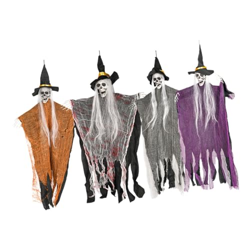 LRXIYODE 4 Stück Teiliges Set Hängende Halloween Dekoration mit Gruseligem Skelett Verstellbare Positionen Realistische Gestaltung für und Außenbereiche Balkon und Partys LRXIYODE 4 Stück Teiliges Set Hängende Halloween Dekoration mit Gruseligem Skelett Verstellbare Positionen Realistische Gestaltung für und Außenbereiche Balkon und Partys von LRXIYODE