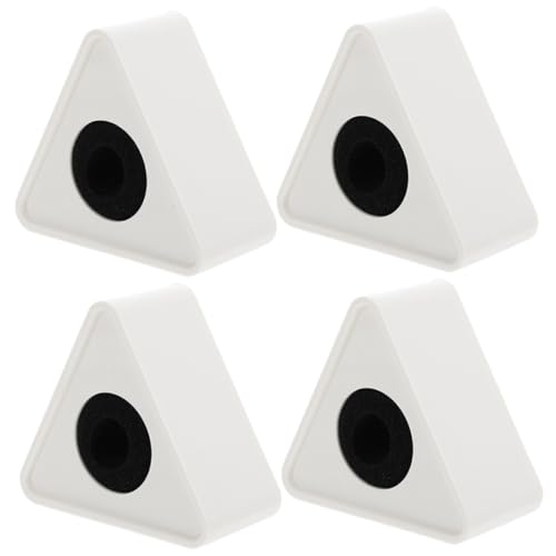 LRXIYODE 4 Stück Triangular Microphone Flags Dreieckige Mikrofonstation für Interviews aus Abs für Professionelle Anwendungen Leicht Anwendbar und Abnehmbar von LRXIYODE
