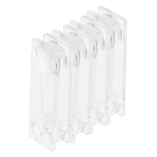 LRXIYODE 4 Stück Vorhang Zuggewicht Klar Kunststoff Griff für Jalousien Zubehör Langlebige und Einfach zu Wartende Fensterbehang Hilfen Ergonomisch und Robust für Haushalte LRXIYODE 4 Stück Vorhang Zuggewicht Klar Kunststoff Griff für Jalousien Zubehör Langlebige und Einfach zu Wartende Fensterbehang Hilfen Ergonomisch und Robust für Haushalte von LRXIYODE