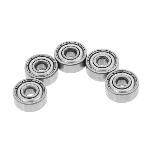LRXIYODE 5 Stück Teiliges Miniatur Rillenkugellager Doppelt Geschirmt Drucker Extruder und Elektromotoren Abgedichtet Langlebig Vielseitig Einsetzbar von LRXIYODE