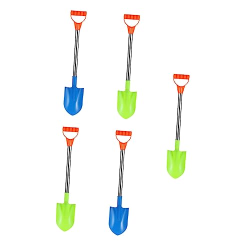 LRXIYODE 5 Stück Teiliges Sand Schneeschaufeln aus Kunststoff Leicht Handlich Sicher für Strand Schnee Sandkasten und Outdoor spielspaß für Mädchen und Jungen Zufällige Zufällige Farbe von LRXIYODE