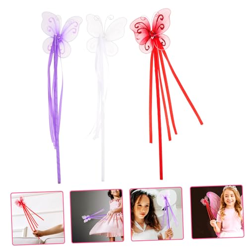 LRXIYODE 6 Stück Teiliges Feenstab Schmetterlingsflügeln Dekorative Feenstäbe für Buntes Party Bühnenaccessoire Leicht und Sicher für Mädchengeburtstag und Fotografie LRXIYODE 6 Stück Teiliges Feenstab Schmetterlingsflügeln Dekorative Feenstäbe für Buntes Party Bühnenaccessoire Leicht und Sicher für Mädchengeburtstag und Fotografie von LRXIYODE