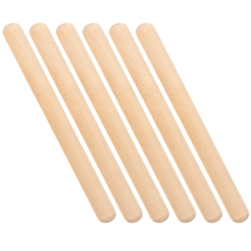 LRXIYODE 6 Stück Teiliges Set aus Holz Rhythmus Sticks Musikinstrument für Frühkindliche Musikalische Robuste Percussion Instrumente für Rhythmus Training und Musikalische Grundlagen von LRXIYODE