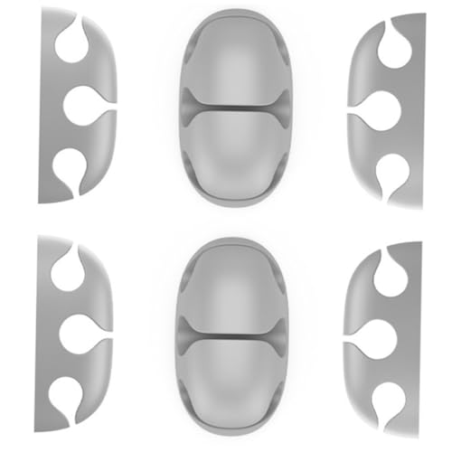 LRXIYODE 6 Stück Teiliges Silikon Kabelclips Selbstklebend Kabelhalter Organizer für Kabelmanagement Slot Design Schnell Montierbar Für Schreibtisch Wand Glas Flexibel und Platzsparend LRXIYODE 6 Stück Teiliges Silikon Kabelclips Selbstklebend Kabelhalter Organizer für Kabelmanagement Slot Design Schnell Montierbar Für Schreibtisch Wand Glas Flexibel und Platzsparend von LRXIYODE