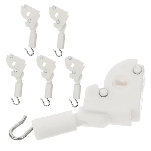 LRXIYODE 6 Stück Vorhang Dreh Haken für Jalousien Wand Tilter für Horizontale Einfache Installation Weiß für Reparatur und Austausch Defekter LRXIYODE 6 Stück Vorhang Dreh Haken für Jalousien Wand Tilter für Horizontale Einfache Installation Weiß für Reparatur und Austausch Defekter von LRXIYODE