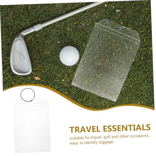 LRXIYODE 6 Stück Wasserdichte Transparente Gepäckanhänger Stabilem Kunststoff Wiederverwendbar für Kreuzfahrt und Flugreise Geeignet für Koffer Golf Reisetaschen Inklusive Schwarzem LRXIYODE 6 Stück Wasserdichte Transparente Gepäckanhänger Stabilem Kunststoff Wiederverwendbar für Kreuzfahrt und Flugreise Geeignet für Koffer Golf Reisetaschen Inklusive Schwarzem von LRXIYODE