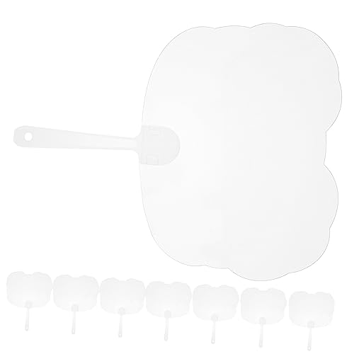 LRXIYODE 8 Stück Teiliges Transparente Diy Graffiti Fans aus Leichtem Kunststoff Bemalbare Handventilatoren für Kreative Projekte und Dekoration für Zuhause LRXIYODE 8 Stück Teiliges Transparente Diy Graffiti Fans aus Leichtem Kunststoff Bemalbare Handventilatoren für Kreative Projekte und Dekoration für Zuhause von LRXIYODE