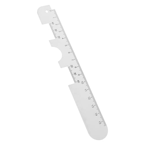 LRXIYODE Aluminium Pupillendistanz Doppelseitige Präzises Pd Messwerkzeug Widerstandsfähig gegen Verformung Vielseitig für Optiker Augenärzte und Zuhause Kleines Robustes Design von LRXIYODE